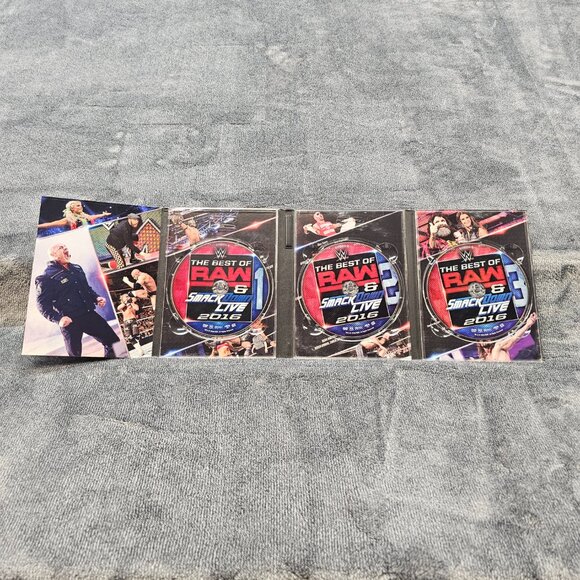 2016 The Best of RAW & Smack Down Live 3 Disc Set DVD Wresting  WWE - Picture 4 of 10